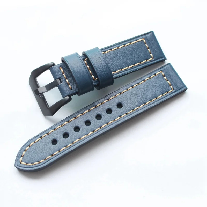 Watchbands Retro Genuine Leather blue Brown Men 20 22 24 26 mm Soft Watch Band Strap Metal Pin Buckle Accessories Relojes Hombre
Watchbands Retro Genuine Leather blue Brown Men 20 22 24 26 mm Soft Watch Band Strap Metal Pin Buckle Accessories Relojes Hombre