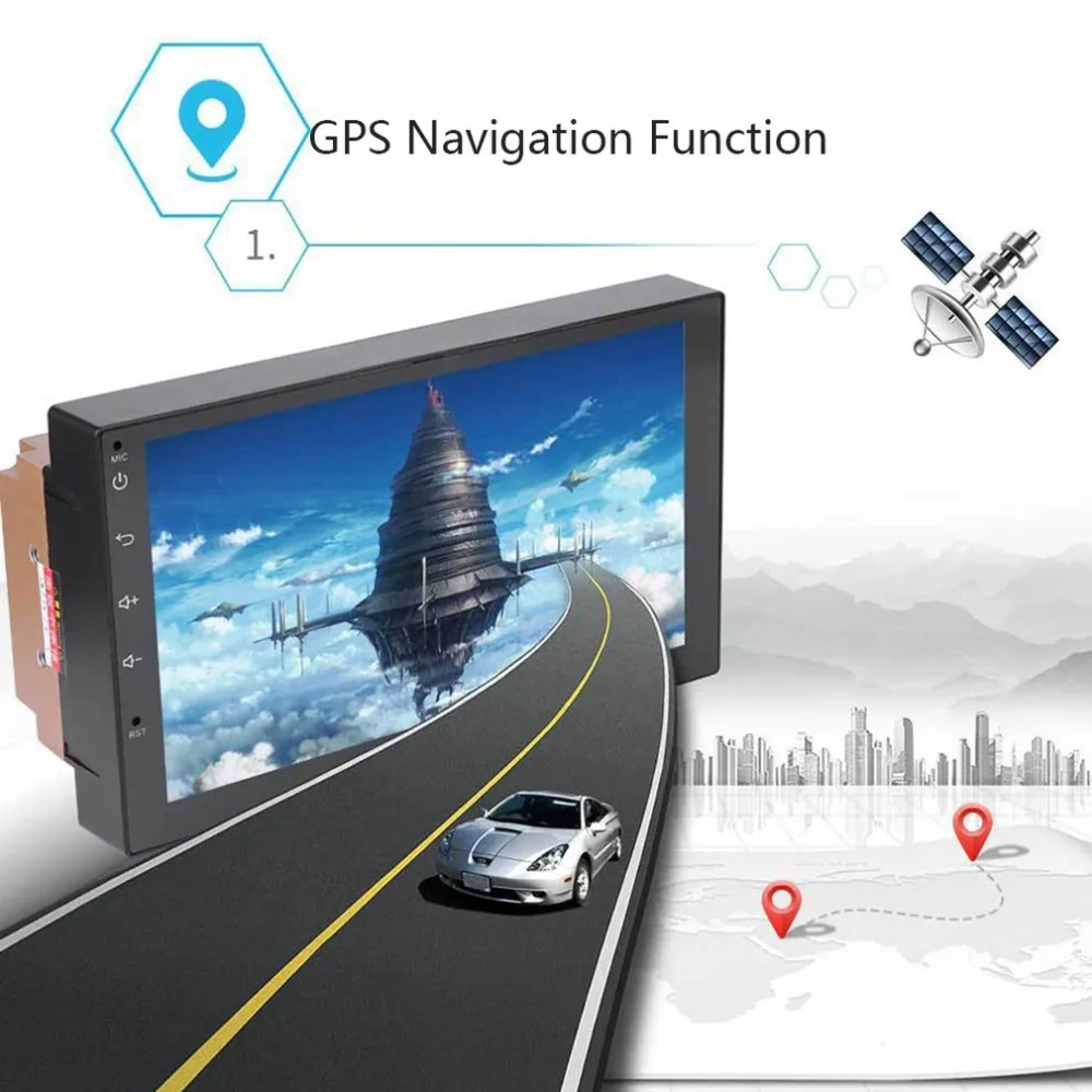 H2007 Bluetooth Car MP5 Player Navigator multimedia Player For Android System multimedia player Car Aid Accessories
H2007 Bluetooth Car MP5 Player Navigator multimedia Player For Android System multimedia player Car Aid Accessories
