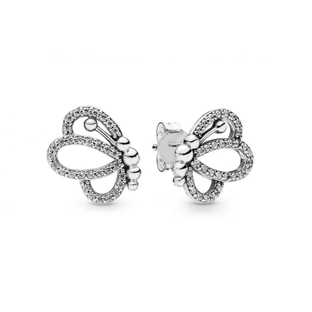 MULIER Charm 100% Sterling S925 Original 1:1 High Quality Flying Butterfly Stud Earrings Personality Fashion Earrings 297912CZ
MULIER Charm 100% Sterling S925 Original 1:1 High Quality Flying Butterfly Stud Earrings Personality Fashion Earrings 297912CZ