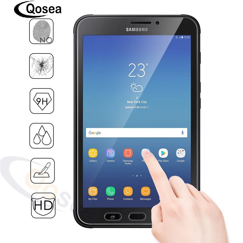 Закаленное стекло Qosea для Sumsung Galaxy Tab Active 2 T395 T390 защитная пленка 9 H Clear Active2 |