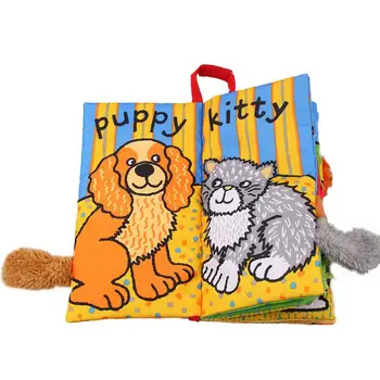 English Language Soft Fabric Cloth Book Tail Animal Style Baby Toys Hot Early Development Books Learning Education Toy
English Language Soft Fabric Cloth Book Tail Animal Style Baby Toys Hot Early Development Books Learning Education Toy