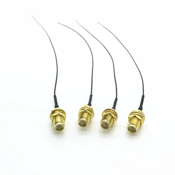 4Pcs I-PEX U.FL IPEX MHF4 to RP-SMA Antenna Pigtail for NGFF/M.2 WIFI/WLAN/3G/4GModules
4Pcs I-PEX U.FL IPEX MHF4 to RP-SMA Antenna Pigtail for NGFF/M.2 WIFI/WLAN/3G/4GModules