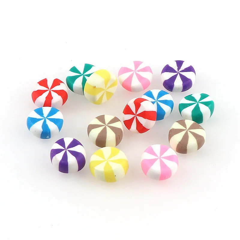 Chaper 11mm 10pc/lot 3D Mix Color Kawaii Round Rainbow Mini Candy Polymer Clay Cabochons Flatback For DIY Phone Decoration
Chaper 11mm 10pc/lot 3D Mix Color Kawaii Round Rainbow Mini Candy Polymer Clay Cabochons Flatback For DIY Phone Decoration