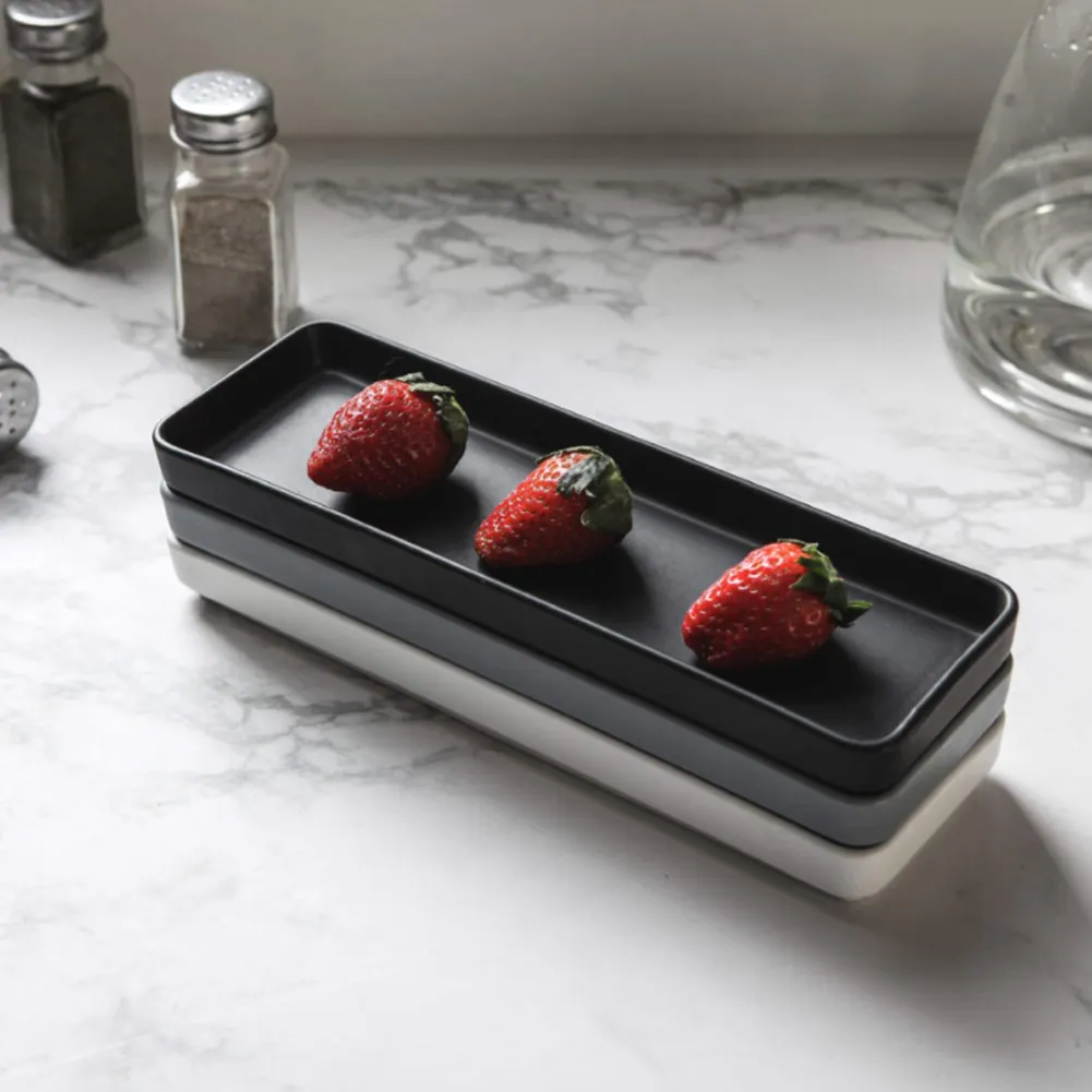 25.5*8*2.5cm Square Sushi plate Porcelain Cake Dishes Home/ Hotel/School Dessert Serving Tray Sushi Plates Dinnerware Tableware
25.5*8*2.5cm Square Sushi plate Porcelain Cake Dishes Home/ Hotel/School Dessert Serving Tray Sushi Plates Dinnerware Tableware