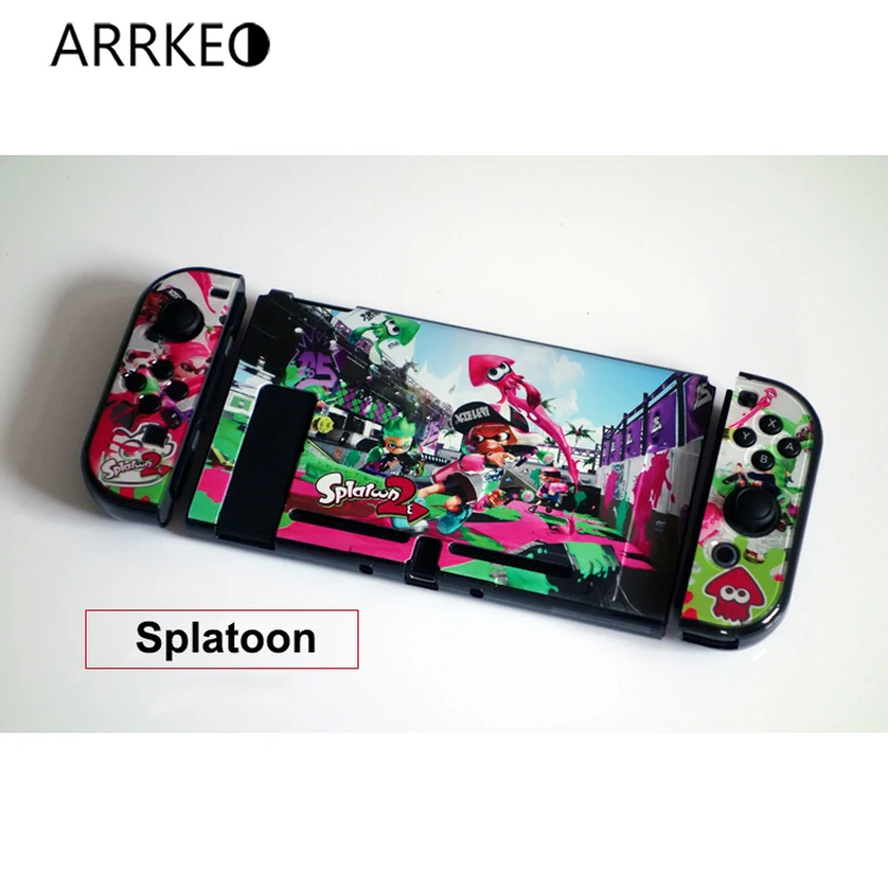 ARRKEO Splatoon 2 Pattern Anti-scratch Protective Shell Cover Case For Nintend Switch Console Joy-Con Controller Direct Docking
ARRKEO Splatoon 2 Pattern Anti-scratch Protective Shell Cover Case For Nintend Switch Console Joy-Con Controller Direct Docking