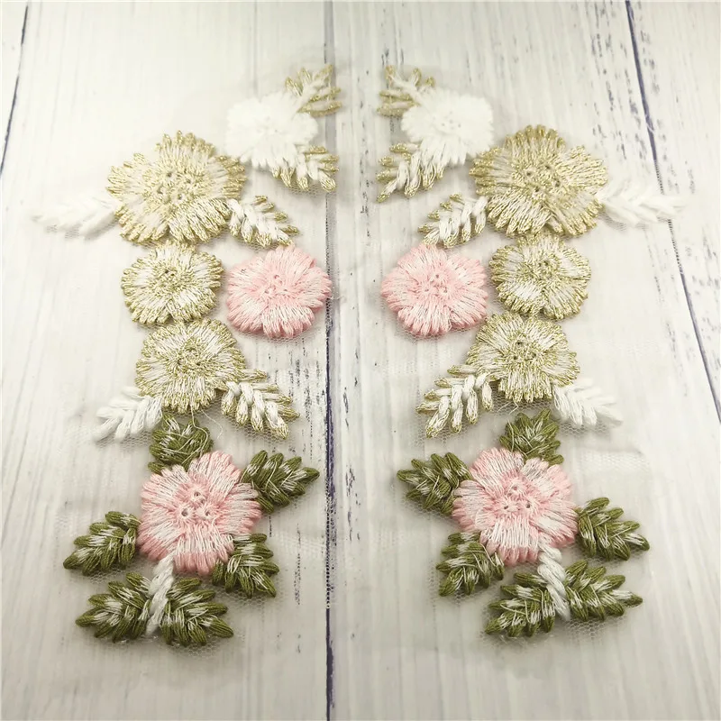 Embroidery Sew on Knitting Flower Patch (10)