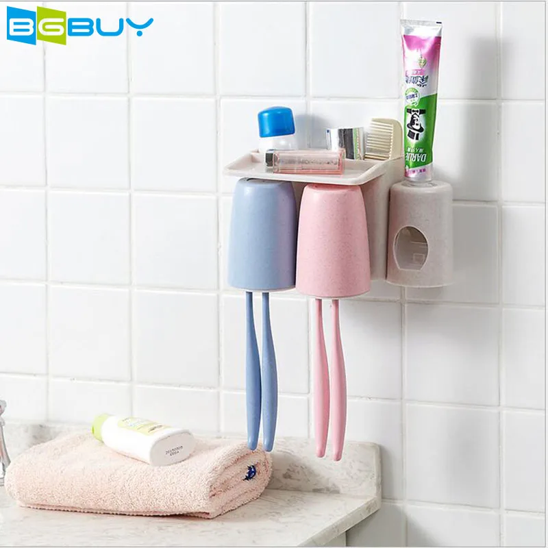 2/3/4 Cups Toothbrush Holder Hanger Wall Mount Wheat Tooth Brush Storage Set Bathroom Accessories,Eco-friendly
2/3/4 Cups Toothbrush Holder Hanger Wall Mount Wheat Tooth Brush Storage Set Bathroom Accessories,Eco-friendly
