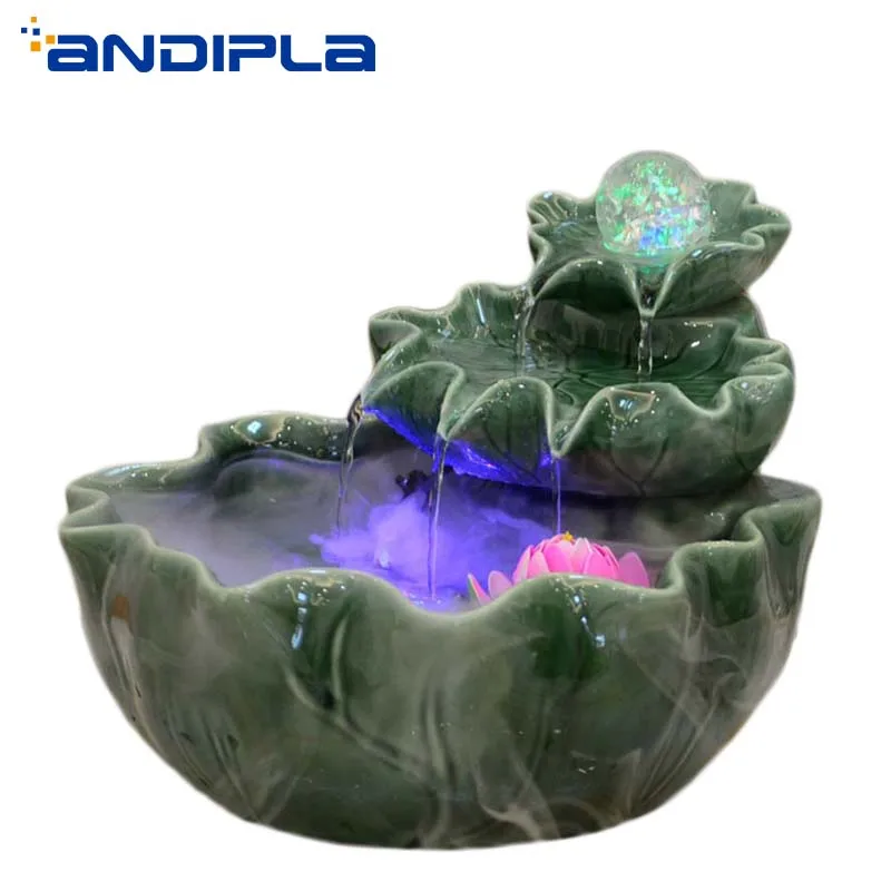 110V-240V Elephant Lotus Mini LED Fountain Water Features Lucky Desktop Ornament Atomizer Ceramic Feng Shui Home Decor Fish Tank
110V-240V Elephant Lotus Mini LED Fountain Water Features Lucky Desktop Ornament Atomizer Ceramic Feng Shui Home Decor Fish Tank