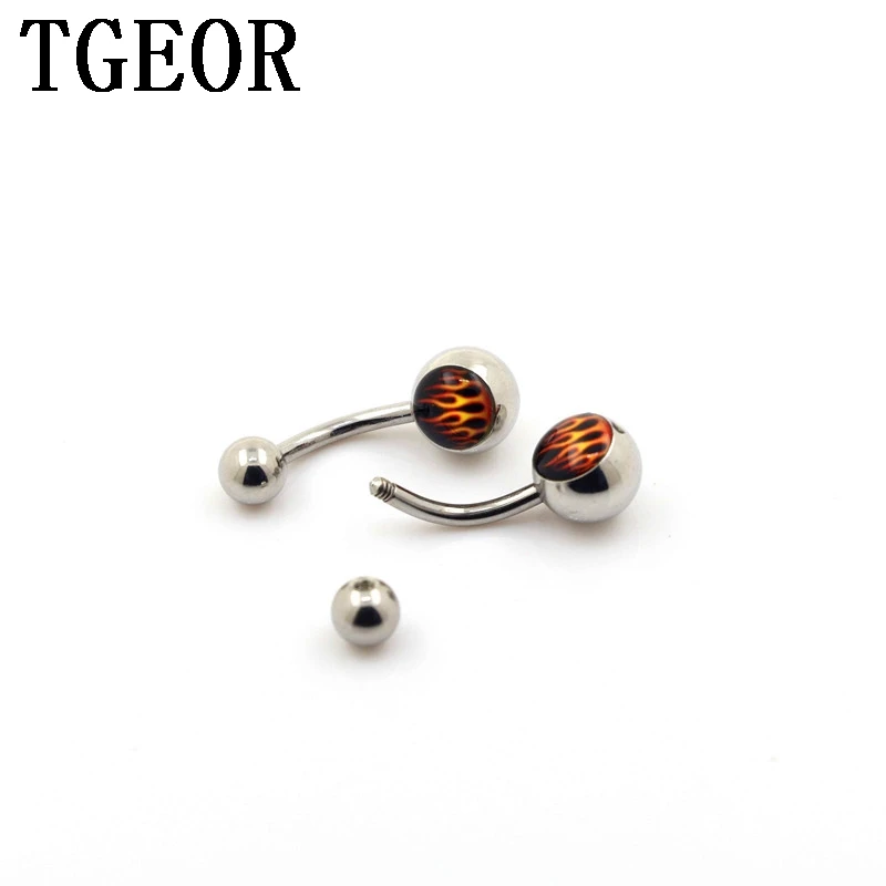 Hot wholesale 1.6*10*5/8 mm 10pcs yellow flame pattern piercing navel ring Stainless Steel belly button ring free shipping
Hot wholesale 1.6*10*5/8 mm 10pcs yellow flame pattern piercing navel ring Stainless Steel belly button ring free shipping