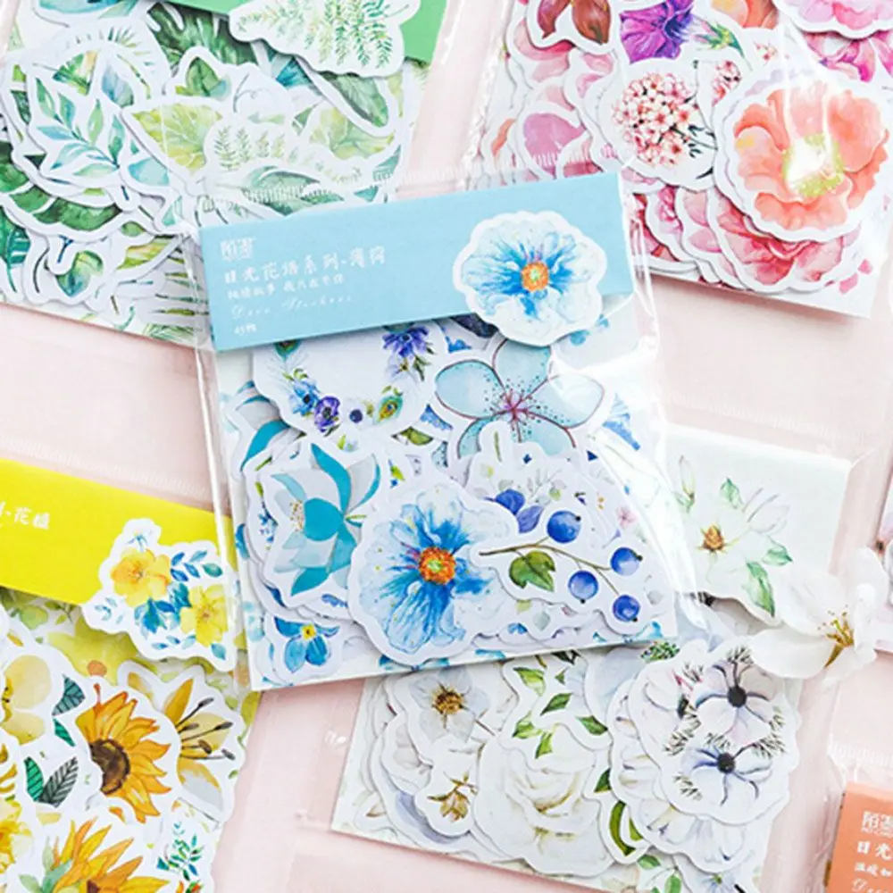 45 Pcs/Pack Kawaii Japanese Decoration Journal Cute Diary Flower Stickers Scrapbooking Flakes Stationery School Supplies
45 Pcs/Pack Kawaii Japanese Decoration Journal Cute Diary Flower Stickers Scrapbooking Flakes Stationery School Supplies