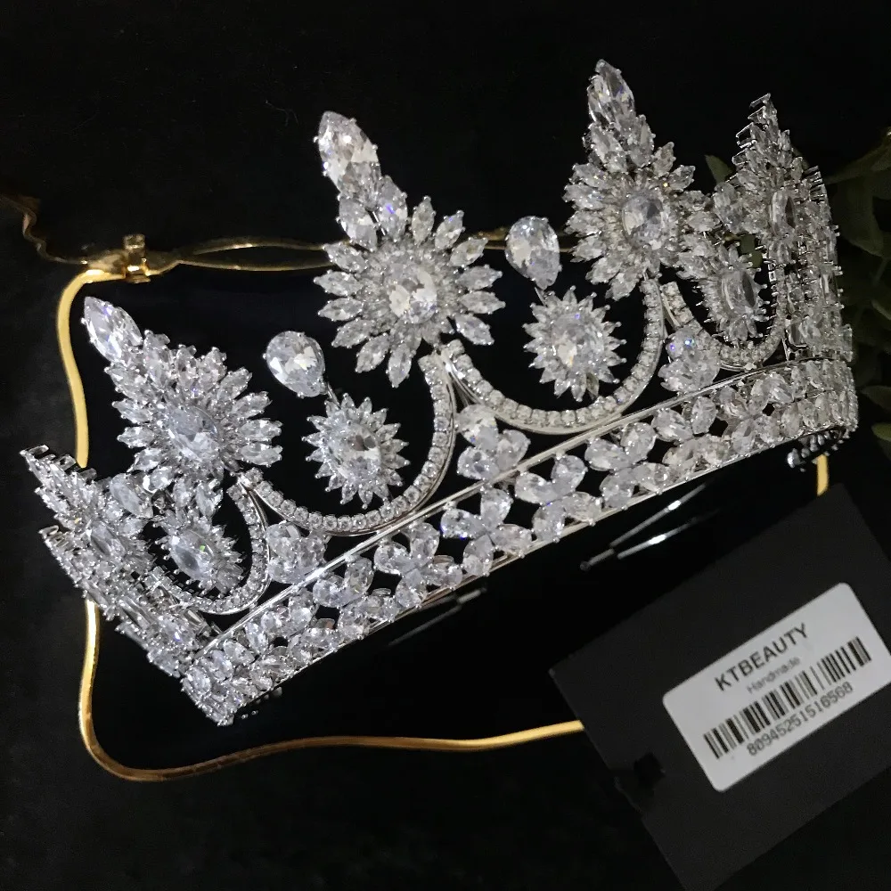 New Rhinestone Silver Zircon Crown Custom Made Big Tiara Headpiece Royal Bridal Wedding Dressing Crown Accessory Women Jewelry
New Rhinestone Silver Zircon Crown Custom Made Big Tiara Headpiece Royal Bridal Wedding Dressing Crown Accessory Women Jewelry