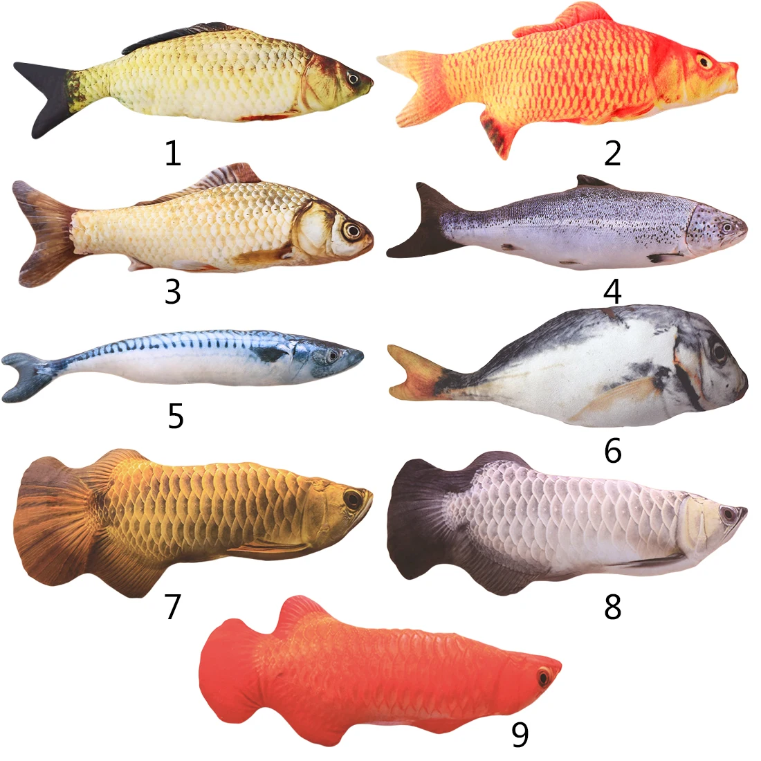 30CM Length Creative Pet Cat Kitten Chewing Cat Toys Catnip Stuffed Fish Interactive Kitten Product Cats Products
30CM Length Creative Pet Cat Kitten Chewing Cat Toys Catnip Stuffed Fish Interactive Kitten Product Cats Products