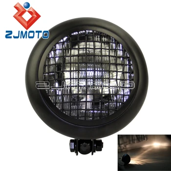 Motorcycle Headlight Black Grill Retro Vintage Headlight For Harley Bobber Custom SX650 Old School Cafe Racer
Motorcycle Headlight Black Grill Retro Vintage Headlight For Harley Bobber Custom SX650 Old School Cafe Racer