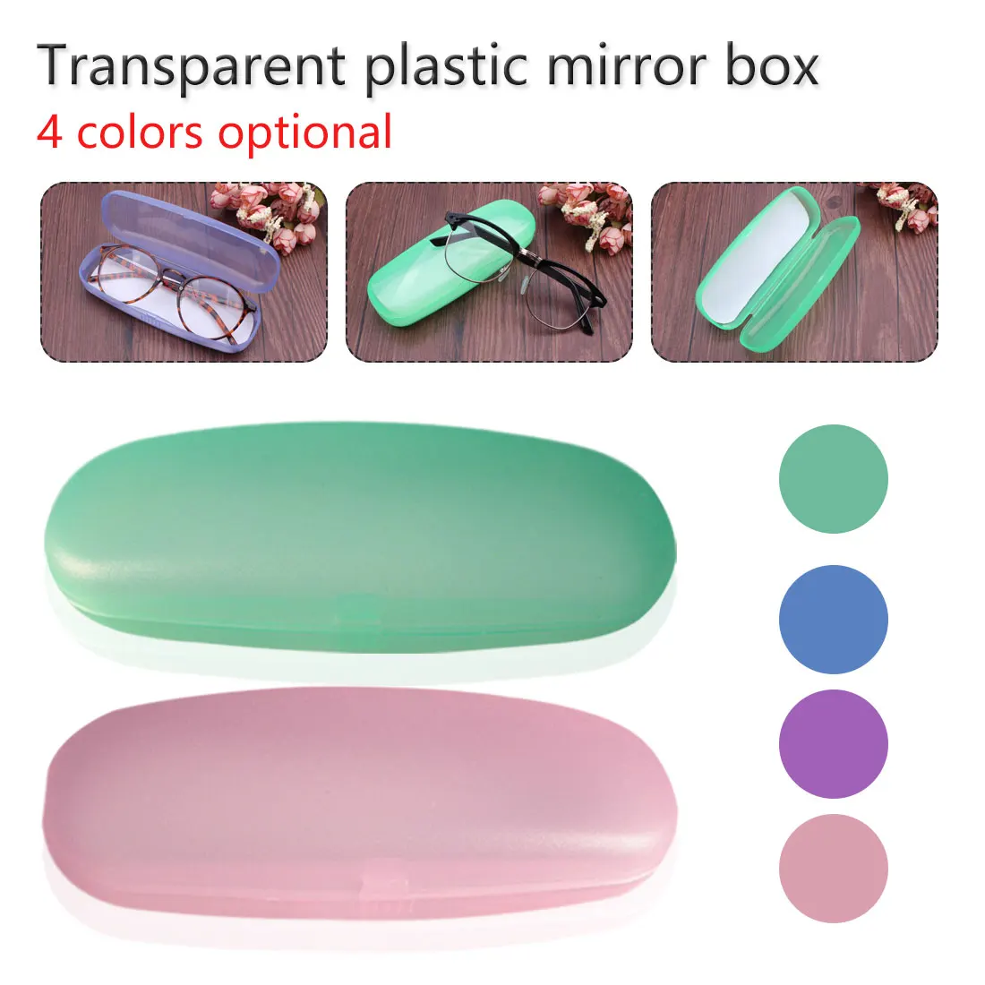 2019 New Glasses Case Box Cover View Storage Protection For Woman Man Sunglasses Case Transparent lentes de contactonEW
2019 New Glasses Case Box Cover View Storage Protection For Woman Man Sunglasses Case Transparent lentes de contactonEW