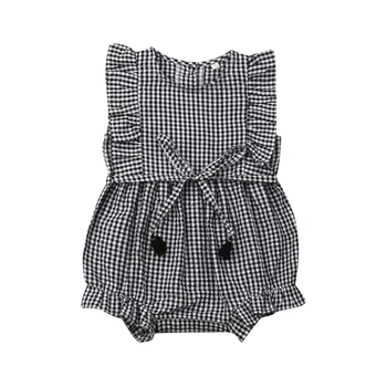 Baby Girl Bodysuit Plaids Ruffle Jumpsuit Outfit Summer Sunsuit One Piece Bodysuit Sleeveless Jumpsuit Cotton Newborn Clothing
Baby Girl Bodysuit Plaids Ruffle Jumpsuit Outfit Summer Sunsuit One Piece Bodysuit Sleeveless Jumpsuit Cotton Newborn Clothing
