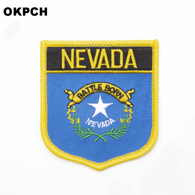 U.S.A Nevada State Iron On Badge Embroidered Clothes Badge For Clothing Stickers Garment 1pcs 6*7cm UPI-0205-S
U.S.A Nevada State Iron On Badge Embroidered Clothes Badge For Clothing Stickers Garment 1pcs 6*7cm UPI-0205-S