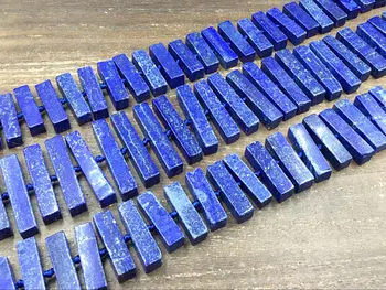 Blue Lapis Stick Beads Rectangle Lapis Lazuli Slab&Slice Beads Center Drilled Blue Lapis Gemstone Beads Supplies 8-10*30-45mm fu
Blue Lapis Stick Beads Rectangle Lapis Lazuli Slab&Slice Beads Center Drilled Blue Lapis Gemstone Beads Supplies 8-10*30-45mm fu