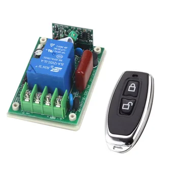 Remote Control Switches AC 220V 30A Relay Receiver Metal Transmitter Motor LED Water-Pump Wireless Switch 315/433 Learning Code
Remote Control Switches AC 220V 30A Relay Receiver Metal Transmitter Motor LED Water-Pump Wireless Switch 315/433 Learning Code