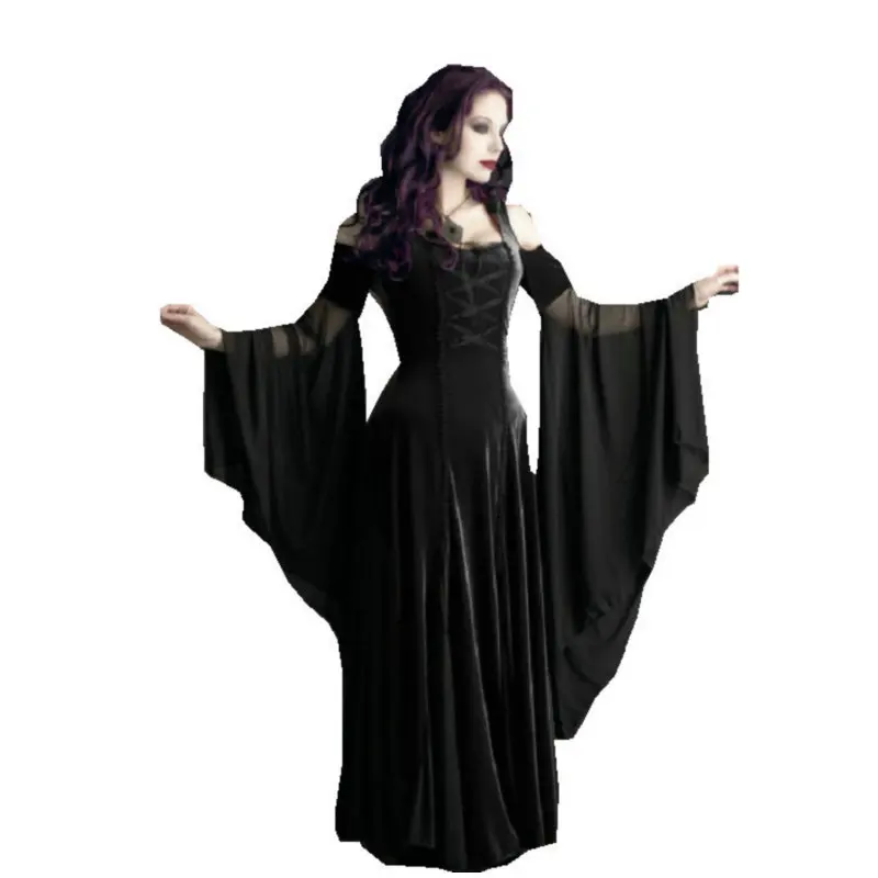 Freeship customer-made Black Renaissance Dress Vintage Costumes Victorian Dress Steampunk dress Gothic Halloween Dress C-452
Freeship customer-made Black Renaissance Dress Vintage Costumes Victorian Dress Steampunk dress Gothic Halloween Dress C-452