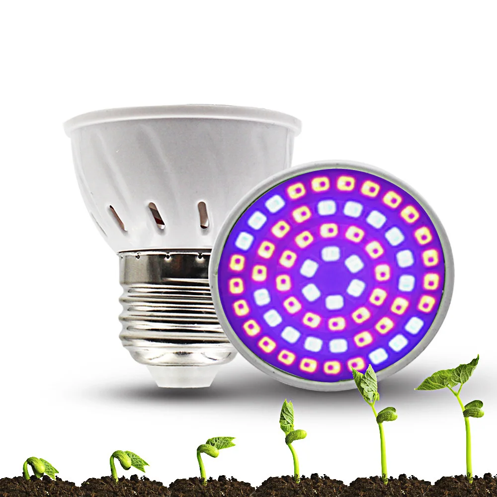 E27 E14 LED Grow Light Bulb 220V Full Spectrum Indoor Plant Lamp for Flowers Vegs Hydroponic System Plant Growth Lighting
E27 E14 LED Grow Light Bulb 220V Full Spectrum Indoor Plant Lamp for Flowers Vegs Hydroponic System Plant Growth Lighting
