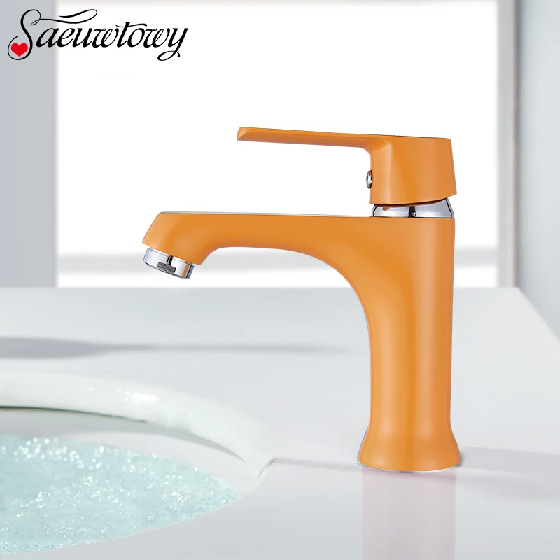 Saeuwtowy Orange plus Chrome Basin Faucet Hot & Cold Mixer Tap Deck Mounted Single Holder
Saeuwtowy Orange plus Chrome Basin Faucet Hot & Cold Mixer Tap Deck Mounted Single Holder