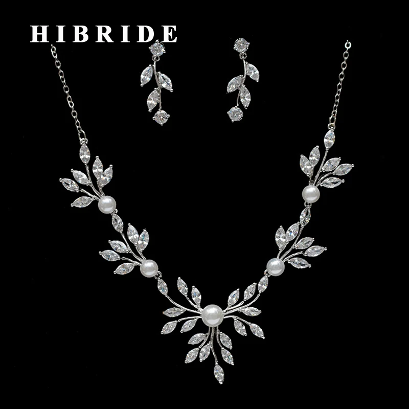 HIBRIDE Beaudtiful цветок прозрачный кубический цирконий Ювелирные наборы для женщин Свадебное ожерелье серьги набор платье аксессуары N-259
HIBRIDE Beaudtiful цветок прозрачный кубический цирконий Ювелирные наборы для женщин Свадебное ожерелье серьги набор платье аксессуары N-259