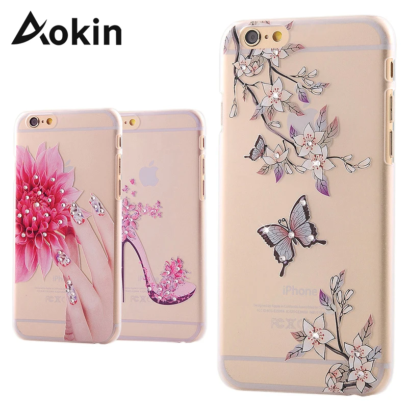 Aokin Luxury Phone Cases For iPhone 6 6s Flower Bling Diomand Silicone Back Cover for iPhone 7 8 plus X Transparent Clear Case
Aokin Luxury Phone Cases For iPhone 6 6s Flower Bling Diomand Silicone Back Cover for iPhone 7 8 plus X Transparent Clear Case