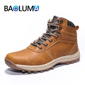 Fashion Men Boots Vintage Style Casual Men Shoes Lace-Up Oxford Comfort Waterproof Motorcycle Boots Leather Mens Casual Boots
Fashion Men Boots Vintage Style Casual Men Shoes Lace-Up Oxford Comfort Waterproof Motorcycle Boots Leather Mens Casual Boots
