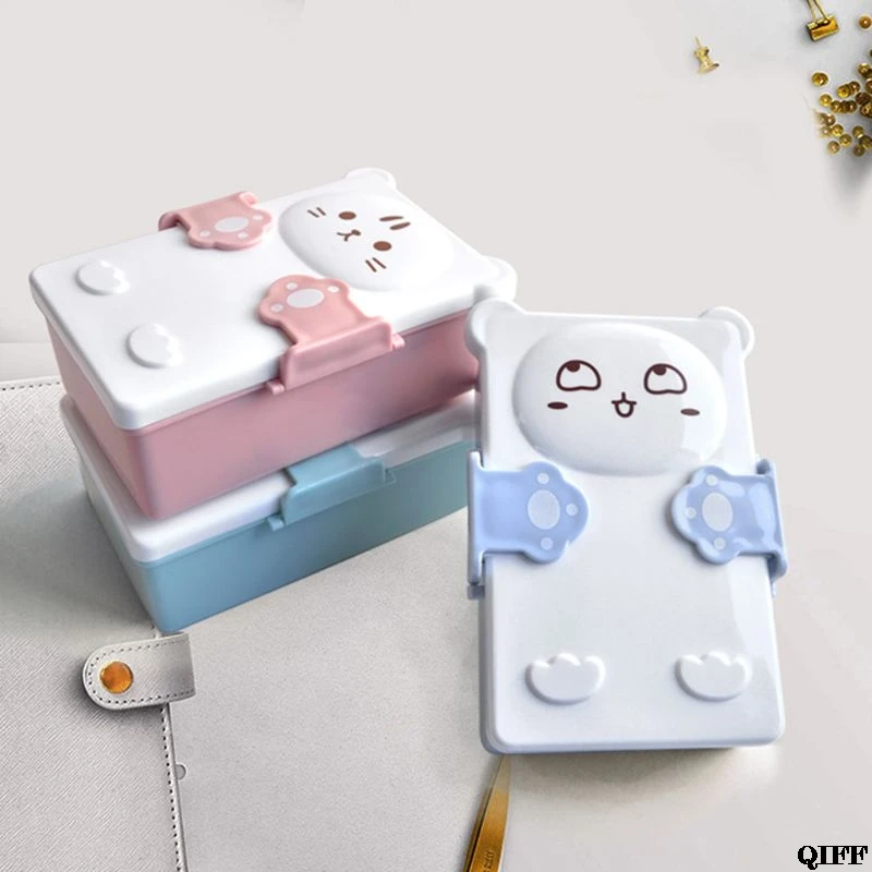 Cartoon Lovely Bento Boxes Double Layer Plastic Sandwich Lunch Box Food Storage Box Microwave Oven for Kids Case Jun11
Cartoon Lovely Bento Boxes Double Layer Plastic Sandwich Lunch Box Food Storage Box Microwave Oven for Kids Case Jun11
