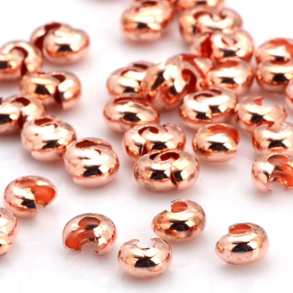 OlingArt 120pcs/lot Plating Rose gold Dia 5MM/Inner dia 2MM Round snail buckle Copper Crimp Round Covers DIY Jewelry Making
OlingArt 120pcs/lot Plating Rose gold Dia 5MM/Inner dia 2MM Round snail buckle Copper Crimp Round Covers DIY Jewelry Making