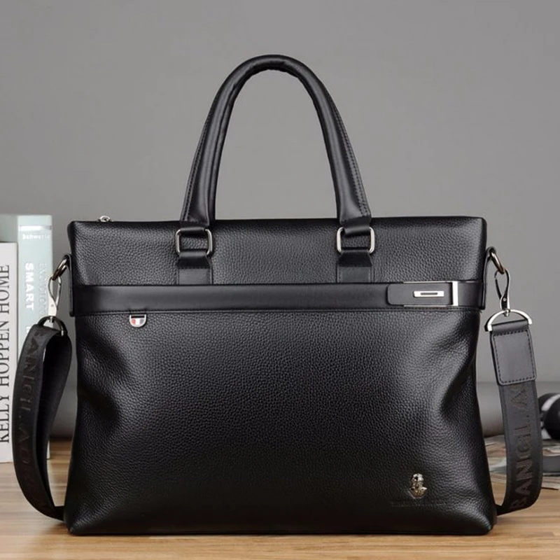 New Men's Leather Cross Section Briefcase Shoulder Slung Handbag Simple Atmosphere Fashion Business Computer Bag
New Men's Leather Cross Section Briefcase Shoulder Slung Handbag Simple Atmosphere Fashion Business Computer Bag