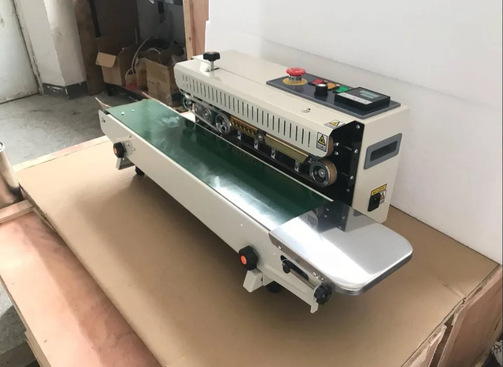 Food bags continuous sealing machine automatic plastic film packing machine Additional sealer equipment printing date FR-900D
Food bags continuous sealing machine automatic plastic film packing machine Additional sealer equipment printing date FR-900D