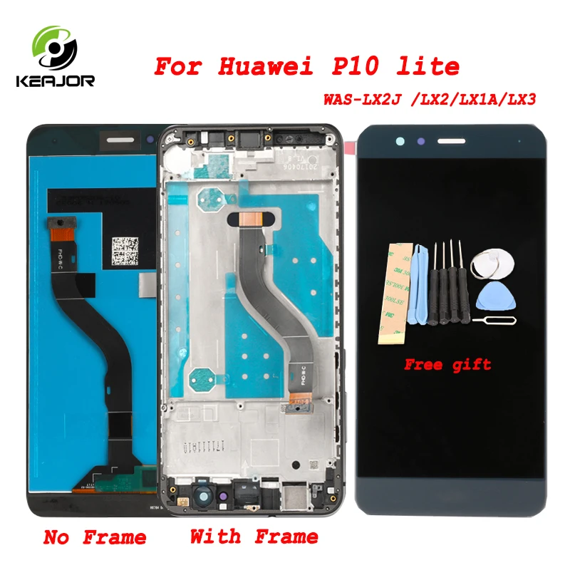 LCD Display For Huawei p10 Lite Touch Screen High Quality Digitizer Assembly Replacement For Huawei p 10Lite 5.2" WAS-LX2J
LCD Display For Huawei p10 Lite Touch Screen High Quality Digitizer Assembly Replacement For Huawei p 10Lite 5.2" WAS-LX2J