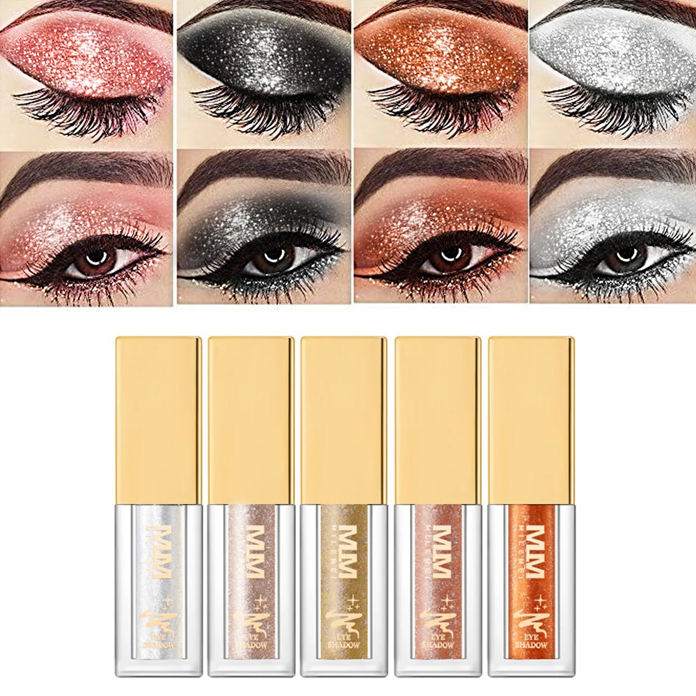 Glitter Liquid 2 in 1 Eyeshadow Pen 6 Colors Metallic Shine Eye Shadow Rose Gold Color Liquid Glitter Eyes TSLM1
Glitter Liquid 2 in 1 Eyeshadow Pen 6 Colors Metallic Shine Eye Shadow Rose Gold Color Liquid Glitter Eyes TSLM1