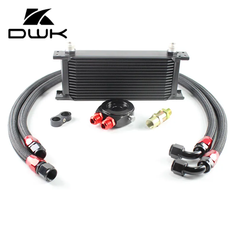 DWK Universal 16 Row AN10 16Rows Engine Oil Cooler Radiator Kits+Filter Adaptor Kits OA-16BK-01BK
DWK Universal 16 Row AN10 16Rows Engine Oil Cooler Radiator Kits+Filter Adaptor Kits OA-16BK-01BK