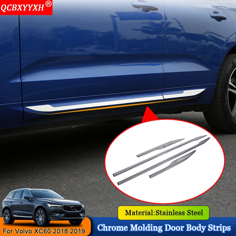 QCBXYYXH Car-styling 4pcs/set Chrome Molding Car Door Body Decoration Strips Sequins Auto Accessories For Volvo XC60 2018 2019
QCBXYYXH Car-styling 4pcs/set Chrome Molding Car Door Body Decoration Strips Sequins Auto Accessories For Volvo XC60 2018 2019