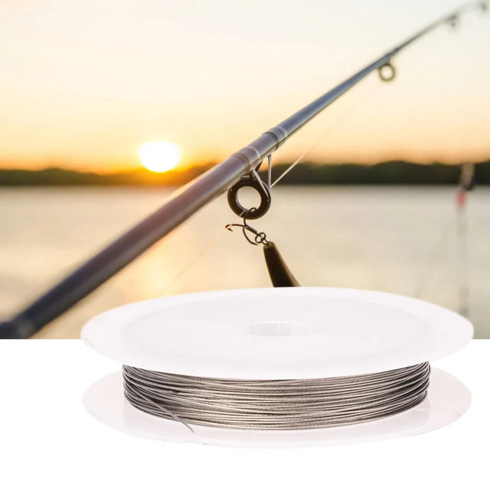 10M Anti Bite Fishing Trolling Line Stainless Steel Coating Jigging Lead Wire Strand Braided Super Strong Fishing Steel Wire
10M Anti Bite Fishing Trolling Line Stainless Steel Coating Jigging Lead Wire Strand Braided Super Strong Fishing Steel Wire