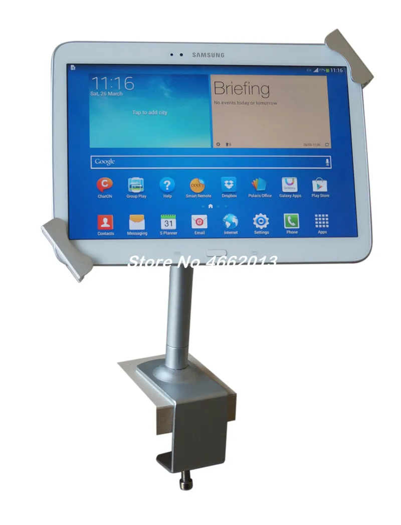 Universal tablet holder security desktop stand for 7-10.1'' ountertop lock holder display rack bracket mounting anti-theft
Universal tablet holder security desktop stand for 7-10.1'' ountertop lock holder display rack bracket mounting anti-theft