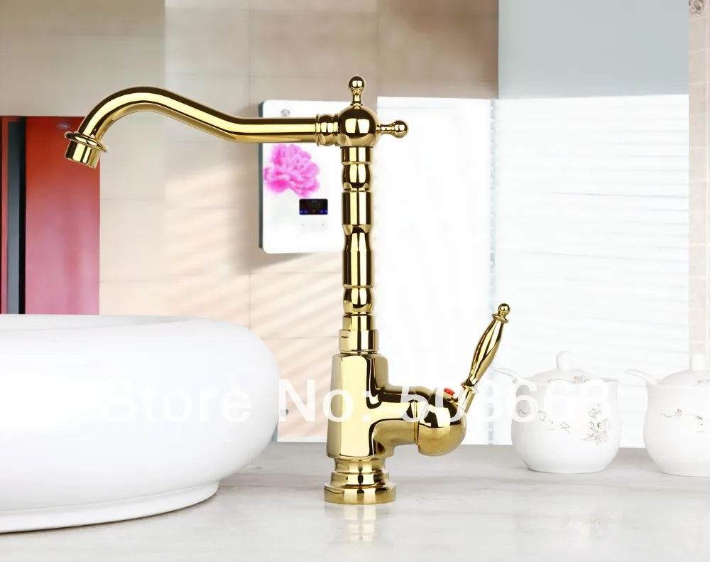 Cheaper Golden Kitchen Swivel Basin Sink Deck Mounted Single Hole Ceramic Single Handle Faucet Tap MF-722
Cheaper Golden Kitchen Swivel Basin Sink Deck Mounted Single Hole Ceramic Single Handle Faucet Tap MF-722