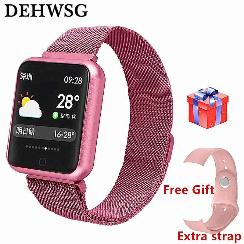 P68 Fitness Bracelet IP68 Waterproof Smart Watch Women men Heart Rate Monitor Call/SMS Reminder connect IOS Android PK Q9 B57
P68 Fitness Bracelet IP68 Waterproof Smart Watch Women men Heart Rate Monitor Call/SMS Reminder connect IOS Android PK Q9 B57