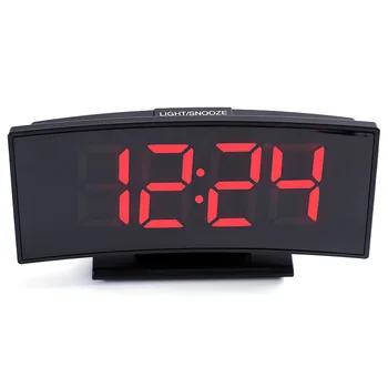 LED Desktop Electronic Alarm Clock Temperature Display Large Numbe Display Snooze Night Watch Arc-shaped digital Clocks
LED Desktop Electronic Alarm Clock Temperature Display Large Numbe Display Snooze Night Watch Arc-shaped digital Clocks