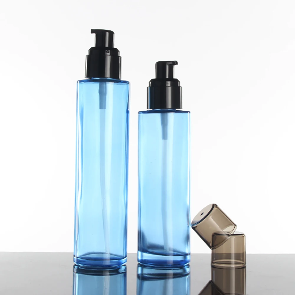 6ps Blue Glass Refillable Perfume Glass Bottle with Fine Mist Spray Pump Cap, Lotion pump bottle 80ml empty cosmetic containers
6ps Blue Glass Refillable Perfume Glass Bottle with Fine Mist Spray Pump Cap, Lotion pump bottle 80ml empty cosmetic containers