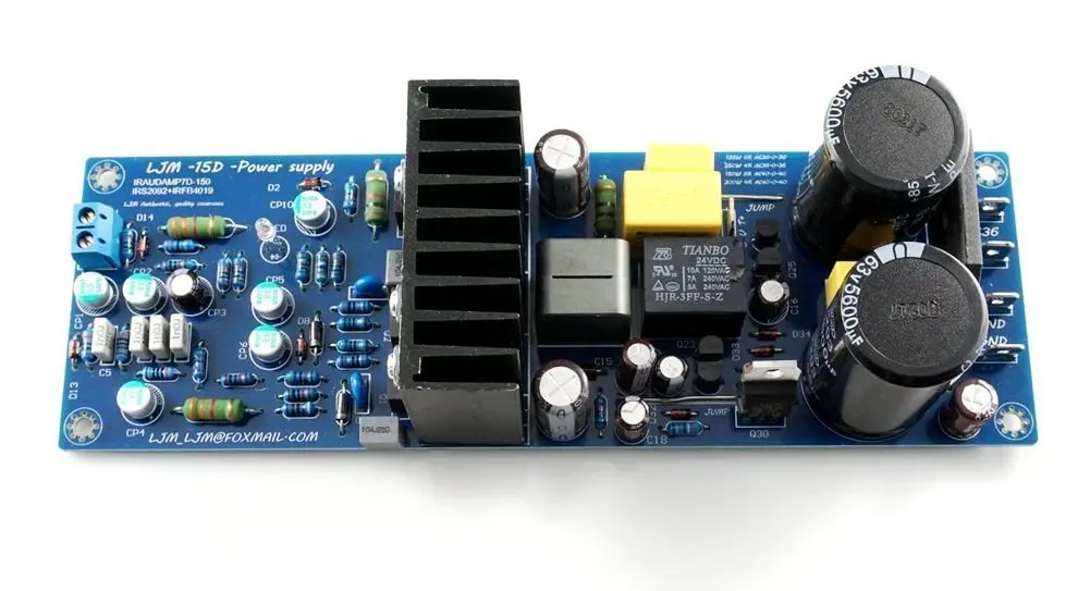 L15D-POWER Digital Power Amplifier IRS2092 300W4R Single Channel Finished Product Power Protection
L15D-POWER Digital Power Amplifier IRS2092 300W4R Single Channel Finished Product Power Protection