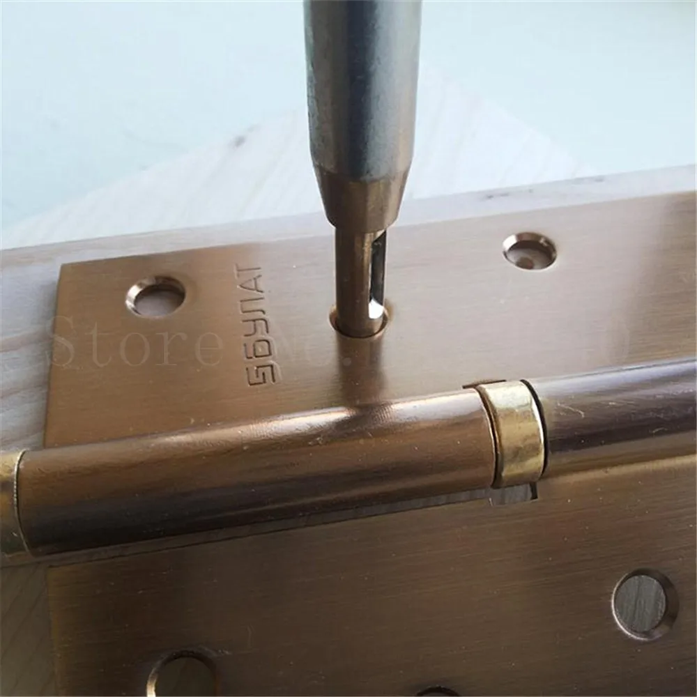 3pcSet HSS Hinge Self Centering Drill Bit Pilot Holes 14 Hex Shank Hinge Wood Woodwork Reaming Drill Bit 764 964 1164 (4)