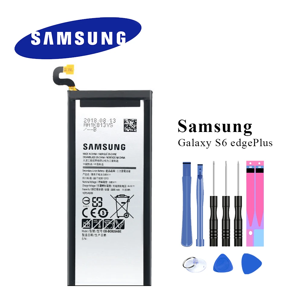 100% Original Battery EB-BG928ABE For Samsung Galaxy S6 edge Plus+ SM-G9280 G928P G928F G928V G9280 G9287 3000mAh with Tools
100% Original Battery EB-BG928ABE For Samsung Galaxy S6 edge Plus+ SM-G9280 G928P G928F G928V G9280 G9287 3000mAh with Tools