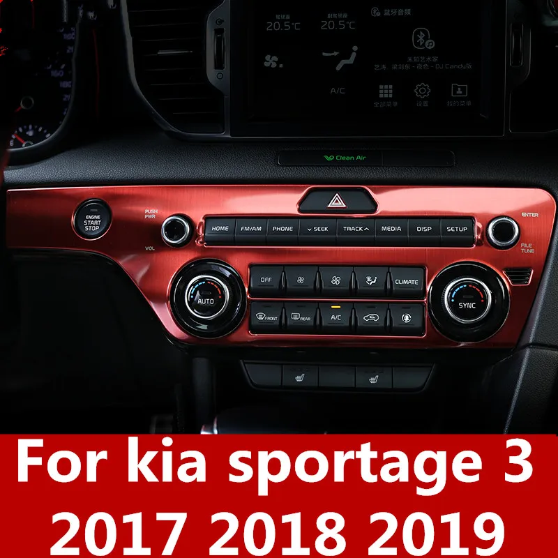 Car Interior Navigation Control Panel air conditioner outlet Decorative Frame Cover Trim For kia sportage 3 2017 2018 2019
Car Interior Navigation Control Panel air conditioner outlet Decorative Frame Cover Trim For kia sportage 3 2017 2018 2019