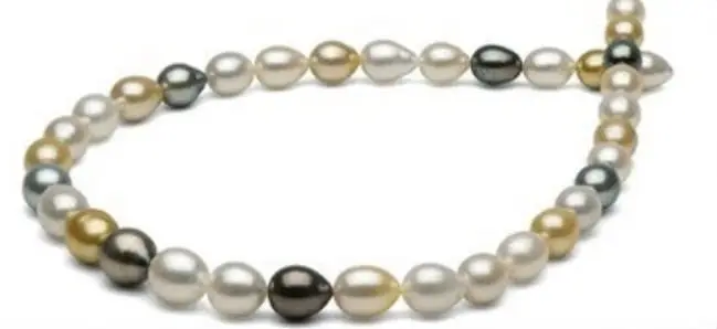 Wholesale FREE SHIPPING >>> CHARMING 18"9-12mm NATURAL SOUTH SEA GENUINE WHITE GOLD BLACK PEARL NECKLACE 14KGP
Wholesale FREE SHIPPING >>> CHARMING 18"9-12mm NATURAL SOUTH SEA GENUINE WHITE GOLD BLACK PEARL NECKLACE 14KGP