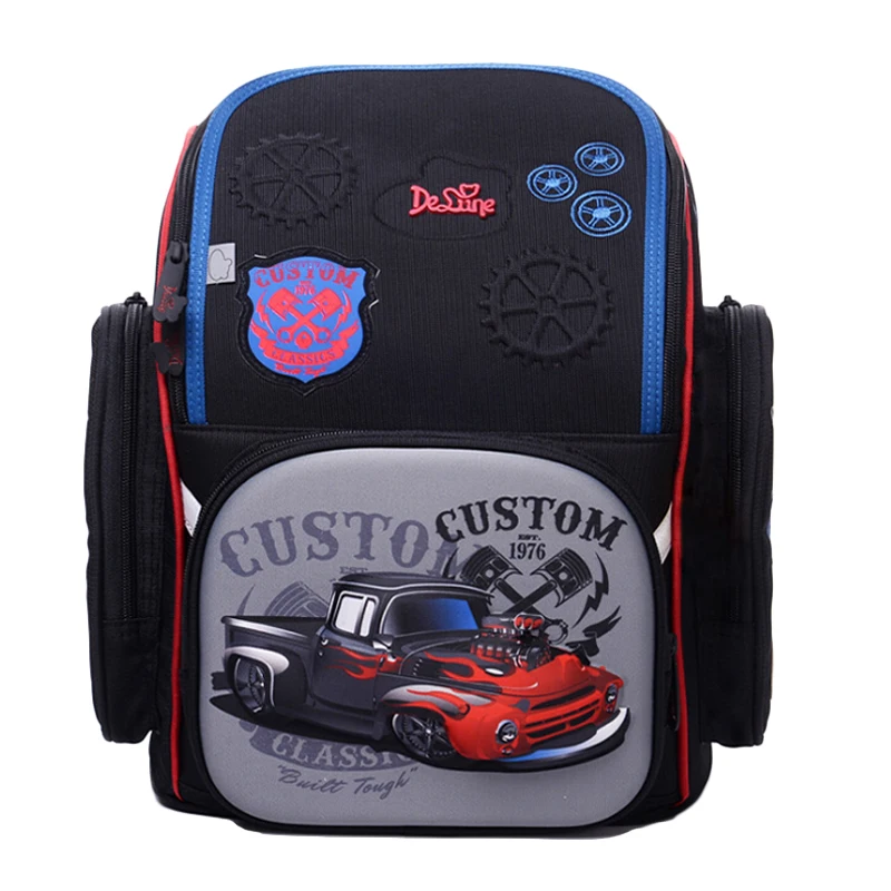 Delune 2019 3D Car Pattern School Bags For Boys Girl Cartoon Backpack Children Orthopedic Backpacks Owl Satchel Mochila Infantil 
Delune 2019 3D Car Pattern School Bags For Boys Girl Cartoon Backpack Children Orthopedic Backpacks Owl Satchel Mochila Infantil