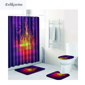 Free Shipping 4pcs Nightfall Coconut Tree Banyo Paspas Bathroom Carpet Toilet Bath Mat Set Tapis Salle De Bain Alfombra Bano
Free Shipping 4pcs Nightfall Coconut Tree Banyo Paspas Bathroom Carpet Toilet Bath Mat Set Tapis Salle De Bain Alfombra Bano