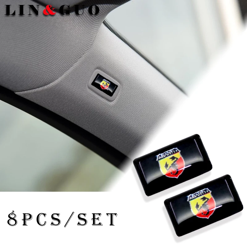8pcs Car styling Steering wheel 3D small Emblem Sticker Wheel Decal Fit for fiat punto abarth 500 stilo ducato Car accessories
8pcs Car styling Steering wheel 3D small Emblem Sticker Wheel Decal Fit for fiat punto abarth 500 stilo ducato Car accessories